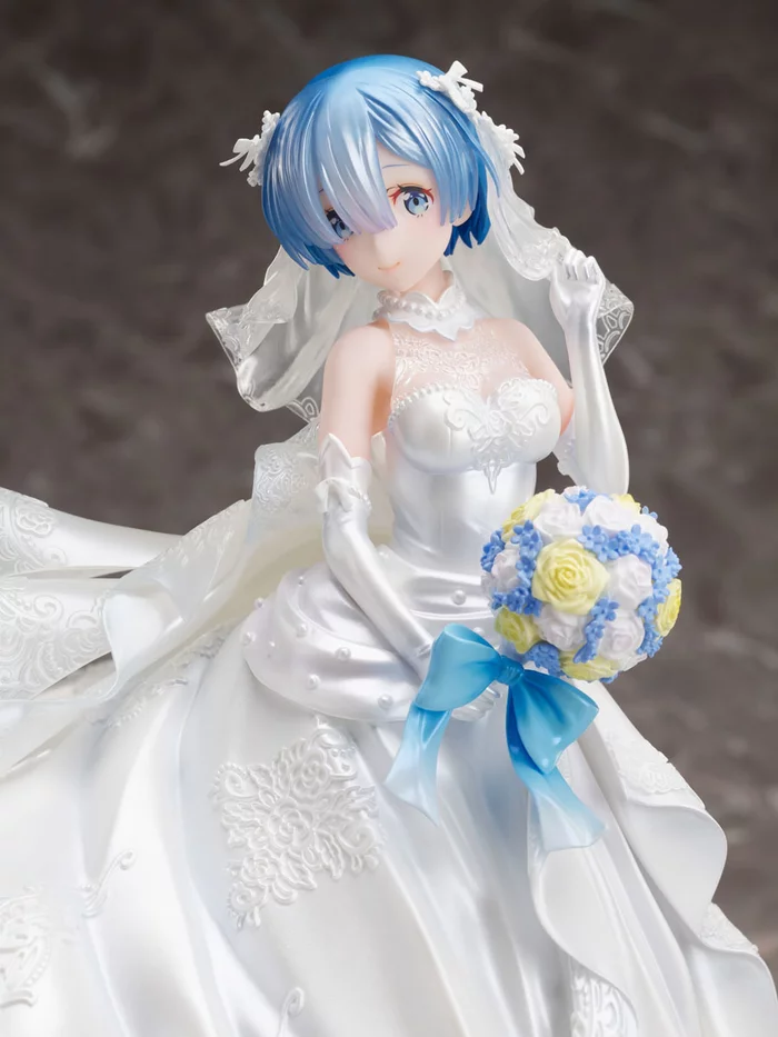 Re:Zero -Starting Life In Another World- Rem: Wedding Dress 1/7 Scale Figure, 6 Re:Zero -Starting Life In Another World- Rem: Wedding Dress 1/7 Scale Figure, - Image 4