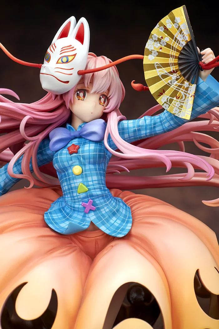 Touhou Project Expressive Poker Face Hata No Kokoro: Light Dress Ver. 1/8 Scale Figure, 8 Touhou Project Expressive Poker Face Hata No Kokoro: Light Dress Ver. 1/8 Scale Figure, - Image 6