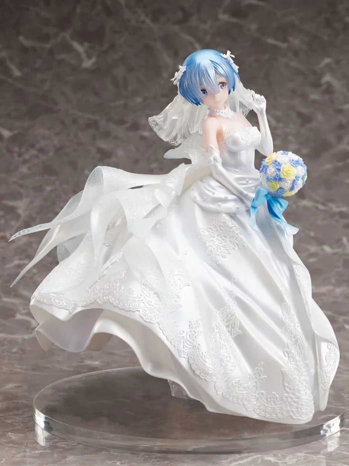 Re:Zero -Starting Life In Another World- Rem: Wedding Dress 1/7 Scale Figure, 5 Re:Zero -Starting Life In Another World- Rem: Wedding Dress 1/7 Scale Figure, - Image 3