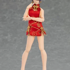 Figma Female Body (Mika) With Mini Skirt Chinese Dress Outfit,