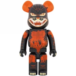 MEDICOM TOY BE@RBRICK Godzilla Vs. Destoroyah Meltdown Godzilla: Clear Orange Ver. 1000ï¼…,