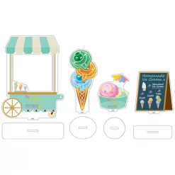 Good Smile Company Nendoroid More Acrylic Stand Decorations: Ice Cream Parlor,