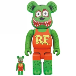 MEDICOM TOY BE@RBRICK Rat Fink 100% & 400%,