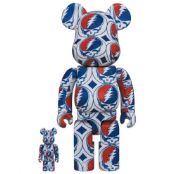MEDICOM TOY BE@RBRICK Grateful Dead Steal Your Face 100ï¼… & 400ï¼…,