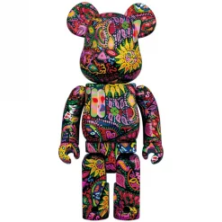 MEDICOM TOY BE@RBRICK Psychedelic Paisley 1000%,