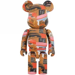 MEDICOM TOY BE@RBRICK Andy Warhol X Jean-Michel Basquiat Vol. 2 1000%,