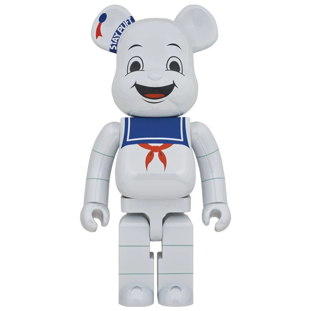 MEDICOM TOY BE@RBRICK Ghostbusters Stay Puft Marshmallow Man: White Chrome Ver. 1000%, 3 MEDICOM TOY BE@RBRICK Ghostbusters Stay Puft Marshmallow Man: White Chrome Ver. 1000%,