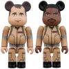 MEDICOM TOY BE@RBRICK Ghostbusters Peter Venkman & Winston Zeddemor 100% 2-Pack,