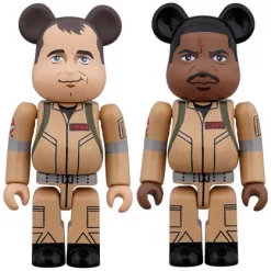 MEDICOM TOY BE@RBRICK Ghostbusters Peter Venkman & Winston Zeddemor 100% 2-Pack,