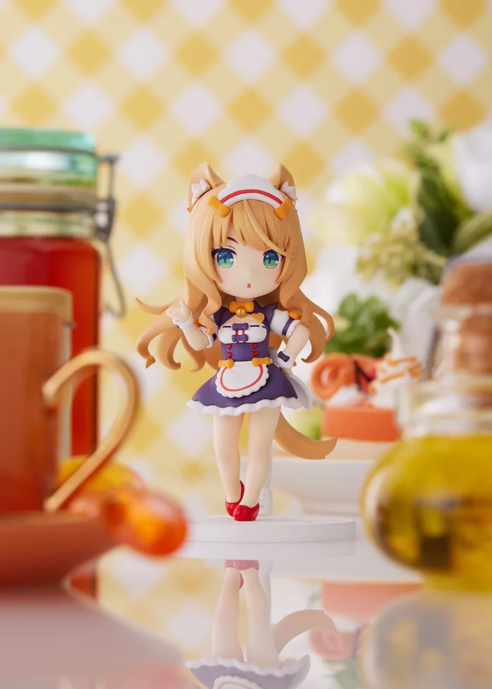 PLUM Mini Figure 100! Nekopara Maple, 3 PLUM Mini Figure 100! Nekopara Maple,