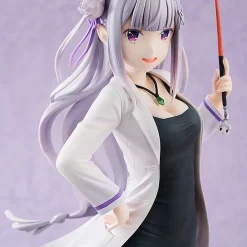 KADOKAWA Re:Zero -Starting Life In Another World- Emilia: High School Teacher Ver. 1/7 Scale Figure,