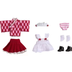Nendoroid Doll: Outfit Set (Japanese-Style Maid - Pink),