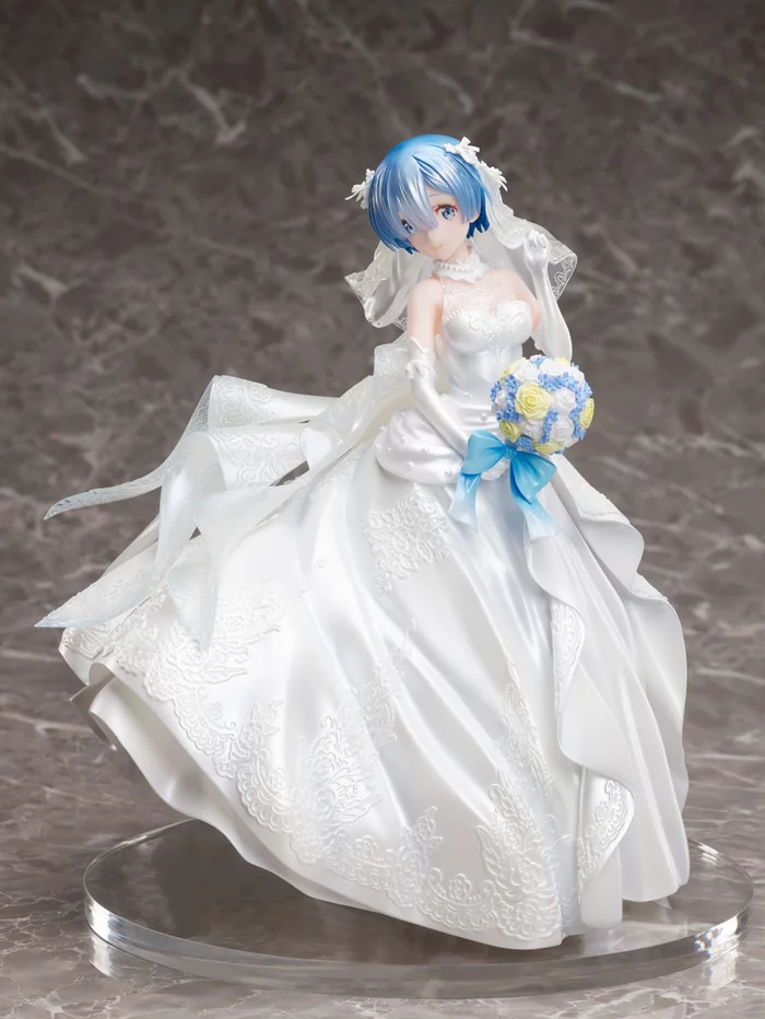 Re:Zero -Starting Life In Another World- Rem: Wedding Dress 1/7 Scale Figure, 3 Re:Zero -Starting Life In Another World- Rem: Wedding Dress 1/7 Scale Figure,