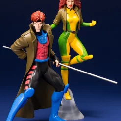 KOTOBUKIYA ArtFX+ X-Men '92 Gambit & Rogue 2-Pack Set,