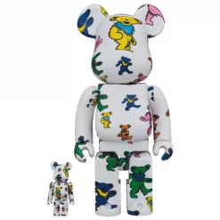 MEDICOM TOY BE@RBRICK Grateful Dead Dancing Bear 100% & 400%,